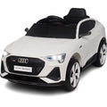 Audi Kids Outdoor Toys 12V Electric Car with MP4 Screen - White