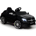 Mercedes-AMG Kids Ride On Car with Leather Seat - Black
