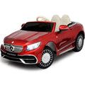 Mercedes Maybach Kids Ride On Toys with LCD Display, Bluetooth - Red