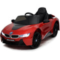 BMW i8 Ride On Toy Car with Leather Seat - Red