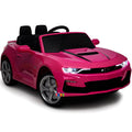 Chevrolet Kids Car with Remote Control, Leather Seat - Pink