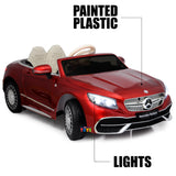 Mercedes Maybach Kids Ride On Toys with LCD Display, Bluetooth - Red