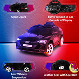 Audi Car for Kids to Drive with Remote Control — Black  21stcenturyessential