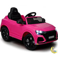 Audi Kids Ride On with Remote Control, Leather Seat - Pink