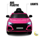 Audi Kids Ride On with Remote Control, Leather Seat - Pink  21stcenturyessential