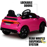 Audi Kids Ride On with Remote Control, Leather Seat - Pink  21stcenturyessential