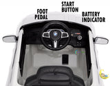 BMW GT Electric Car with Leather Seat - White  21stcenturyessential