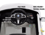 BMW GT Electric Car with Leather Seat - White  21stcenturyessential