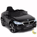 BMW Kids Car to Ride 6 GT with Leather Seat and LED lights - Black