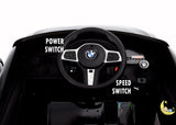 BMW GT Kids Car to Ride with Leather Seat - Black  21stcenturyessential