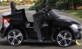 BMW GT Kids Car to Ride with Leather Seat - Black  21stcenturyessential