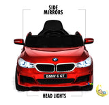 BMW GT Ride On Car with Leather Seat - Red  21stcenturyessential