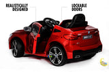 BMW GT Ride On Car with Leather Seat - Red  21stcenturyessential