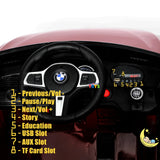 BMW GT Ride On Car with Leather Seat - Red  21stcenturyessential