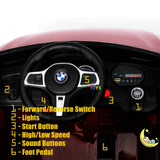 BMW GT Ride On Car with Leather Seat - Red  21stcenturyessential