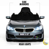 BMW GT Ride On Car with Leather Seat - Silver  21stcenturyessential