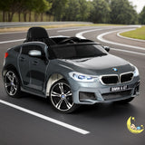 BMW GT Ride On Car with Leather Seat - Silver  21stcenturyessential