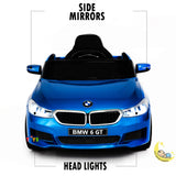 BMW GT Ride On Toy with Leather Seat - Blue  21stcenturyessential