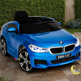 BMW GT Ride On Toy with Leather Seat - Blue  21stcenturyessential