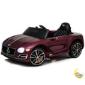 Bentley Ride on Car for Kids with Scissor Doors — Purple