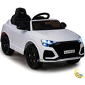 Car for Kids to Ride On with Remote Control — White