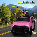 Chevrolet 12V Electric Truck Kids Car with Remote Control - Pink  21stcenturyessential