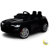 Chevrolet Kids Ride On Car with Remote Control, Leather Seat - Black  21stcenturyessential