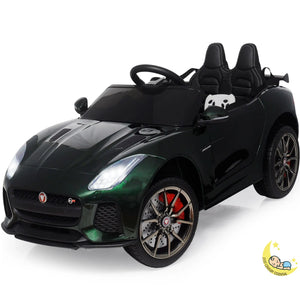 Jaguar F-Type Kids Ride On Car with Remote Control - Green  21stcenturyessential