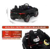 Jaguar F-Type Kids Ride On Car with Remote Control - Green  21stcenturyessential