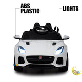 Jaguar Toddler Car with Remote Control - White  21stcenturyessential