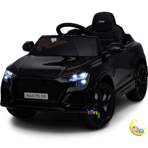 Kids Remote Control Ride On Car with Leather Seat — Audi  21stcenturyessential