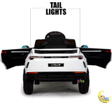 Lamborghini 12V Battery Ride On Truck with Leather Seat - White  21stcenturyessential