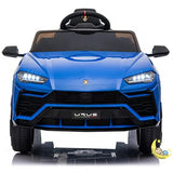 Lamborghini Child Car 12V Battery Powered SUV with Leather Seat - Blue  21stcenturyessential