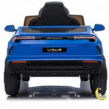 Lamborghini Child Car 12V Battery Powered SUV with Leather Seat - Blue  21stcenturyessential