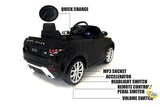 Land Rover Kids Car Ride-On with Remote Control - Black  21stcenturyessential