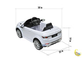 Land Rover Ride On Car with Remote Control - White  21stcenturyessential