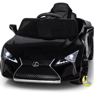 Lexus Ride On Car for Kids with Remote Control, Leather Seat - Black  21stcenturyessential