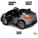 Mercedes AMG GLC 63s Kids Electric Car with Remote Control - Gray  21stcenturyessential