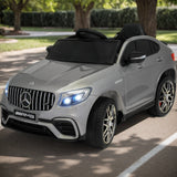 Mercedes AMG GLC 63s Kids Electric Car with Remote Control - Gray  21stcenturyessential