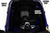 Mercedes AMG GLC 63s Kids Ride On Car with Leather Seat - Blue  21stcenturyessential