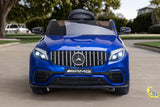 Mercedes AMG GLC 63s Kids Ride On Car with Leather Seat - Blue  21stcenturyessential