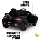 Mercedes-AMG GT Ride On Car with Remote Control - Black  21stcenturyessential