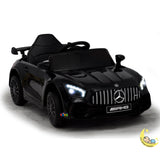 Mercedes AMG Kids Car to Ride with Remote Control Leather Seat - Black  21stcenturyessential