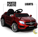 Mercedes AMG Kids Car with Remote Control, Leather Seat - Red  21stcenturyessential