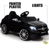 Mercedes-AMG Kids Ride On Car with Leather Seat - Black  21stcenturyessential