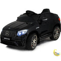 Ride On Mercedes Car GLC63S with Leather Seat - Black