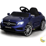 Mercedes AMG Ride On Car with Remote Control, Leather Seat - Blue  21stcenturyessential