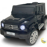 Kids Ride on Truck Mercedes G500 with Remote Control, Leather Seat - Black