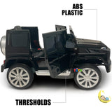 Kids Ride on Truck Mercedes G500 with Remote Control, Leather Seat - Black