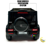 Kids Ride on Truck Mercedes G500 with Remote Control, Leather Seat - Black